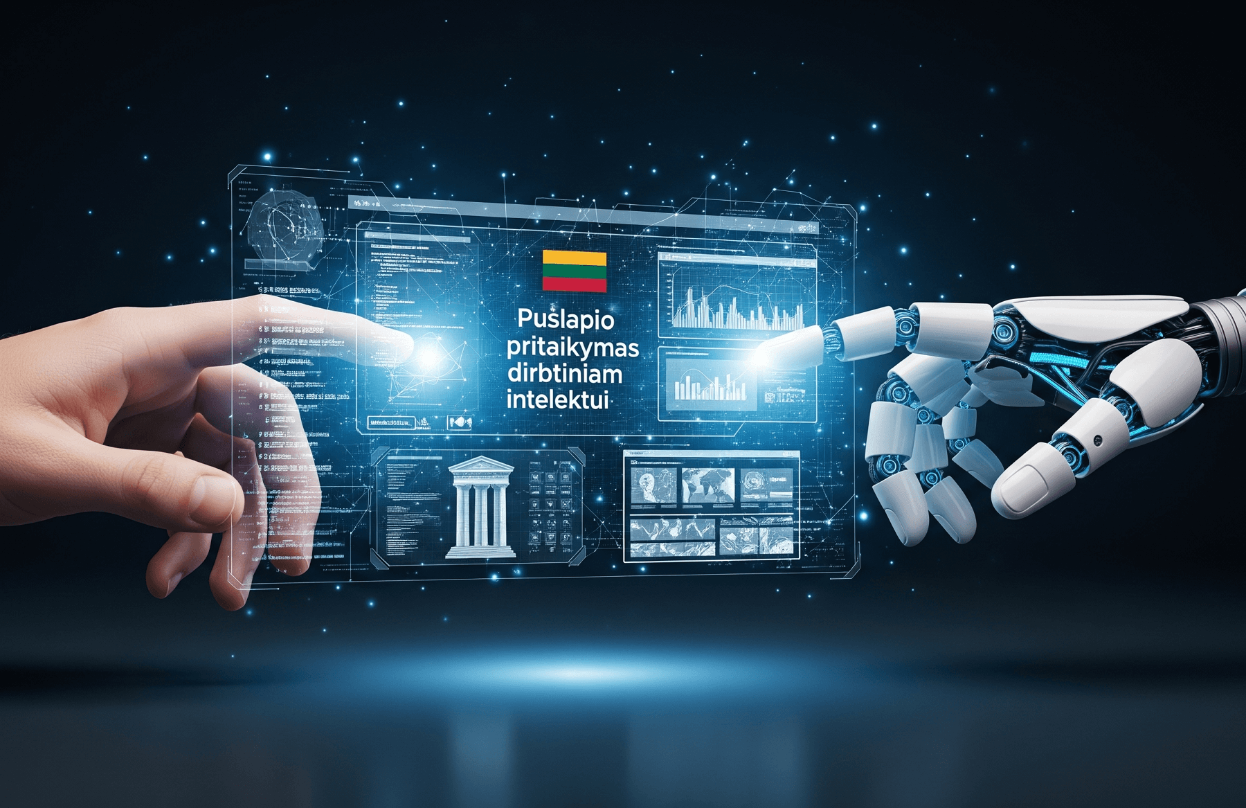 Svetainių pritaikymas dirbtiniam intelektui